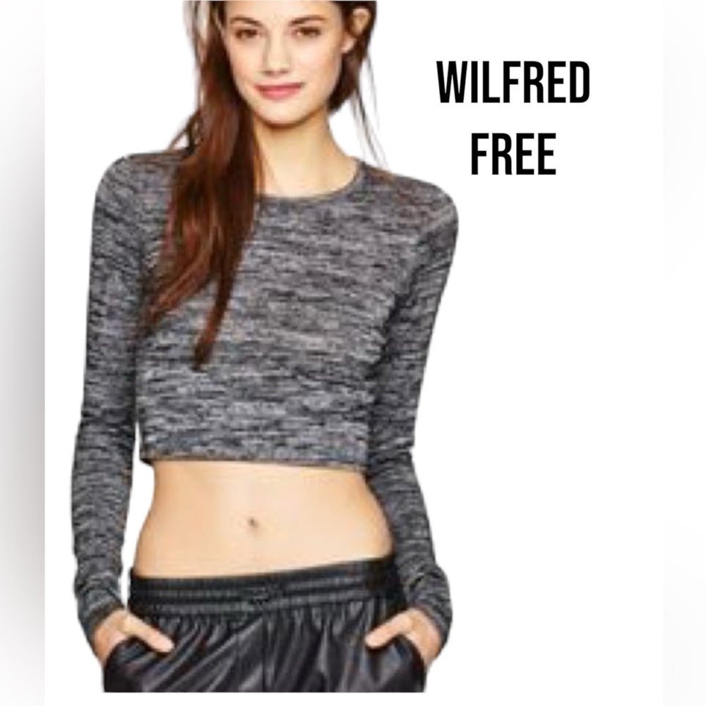 Aritzia Wilfred Free crop top